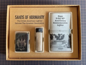 Sands of NORMANDY D-Day 60th Anniversay ジッポ ノルマンディの砂 60周年記念