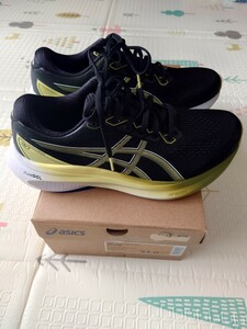 使用1回美品　現行モデル　ゲルカヤノ30アシックス　ランニングシューズ GEL-KAYANO 30 メンズ　27cm 黒 ブラック