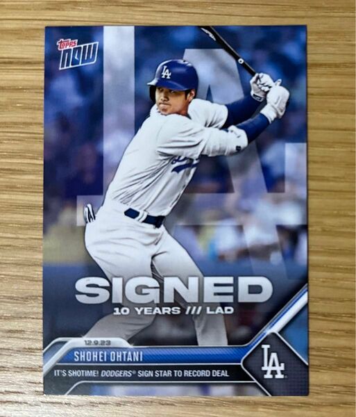 大谷翔平　2023 MLB TOPPS NOWカード　OS-21