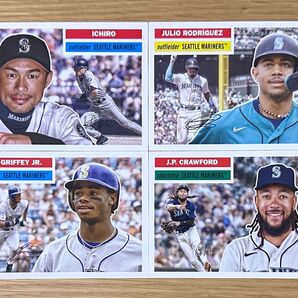 MLB 2023 Topps Archives マリナーズセット(イチロー、フリオ、グリフィーJr、クロフォード)