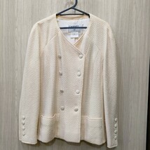 CHANEL BOUTIQUE　シャネル　ジャケット　96C　オフホワイト_画像1