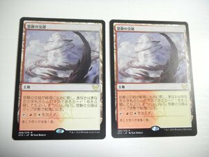 E375【MTG】怒静の交錯 2枚セット