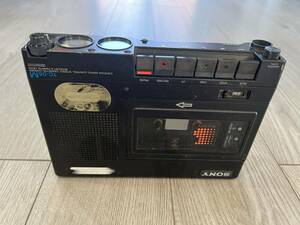 SONY　ソニー　カセットデンスケ　TC-D5M　ブラック　STEREO CASSETTER-CORDER　カセットレコーダー　昭和レトロ