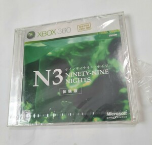 未使用品 ナインティナイン・ナイツ NINETY-NINE NIGHTS(N3) 体験版 Xbox360 非売品 0806