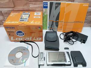 [ electrification verification settled ]EPSON small size mobile information terminal LocatiorokatioPNV1000P GPS unit PNVGUNO1 PNVPUN01 Epson rare rare junk Heisei era 