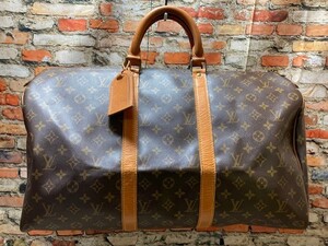 F LOUIS VUITTON ／ルイ ヴィトン キーポル ５０ モノグラム　ボストンバッグ メンズ・レディース兼用　ハンドバック旅行カバン鞄