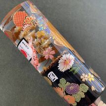 水中花 ショート 商売繁盛 錦鯉 菊紋 富士 12×1.25 金箔 桜 水中花 黒パール シフトノブ デコトラ 旧車 トラック野郎 カスタム_画像3