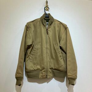 ALPHA INDUSTRIES 36R アルファ ミリタリー ジャケット NO.55-J-096 フライトジャケット カーキ サイズM