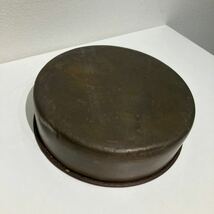 古道具 骨董品　銅製？　たらい　旧家整理品　サイズ直径25cm高さ7.5cm _画像4