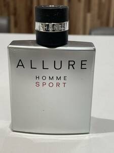 【D3841】中古品 CHANEL アリュール オム スポーツ ALLURE オードトワレ 50ml 残量7割以上 シャネル