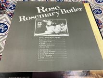 Roaemary Butler★中古LP国内盤「ローズマリー・バトラー～ローズ」_画像3