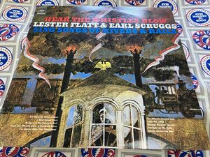 Lester Flatt＆Earl Scruggs★中古LP国内盤「フラット＆スクラッグス～ヒア・ザ・ウィッスルズ・ブロー」