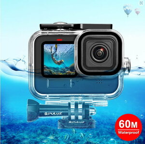 【国内発送・送料無料】GoPro Hero12/GoPro11/GoPro10/GoPro9 ハウジングケース 防水ケース ゴープロ 防水防塵保護　60m耐水