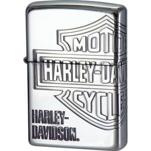 ZIPPO 喫煙具 ライター ハーレーダビットソン HDP33 ☆ 送料無料 ジッポ zippo ジッポー サイドメタル HARLEY オートバイ 白頭鷲