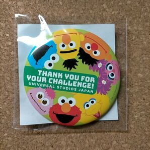 ◆カテ変更可◆缶バッジ USJ セサミストリート 直径6.5cm 重さ14.5g