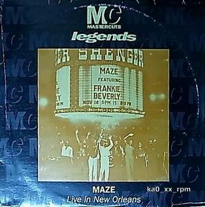 ★☆Maze Featuring Frankie Beverly「Live In New Orleans」☆★5点以上で送料無料!!!