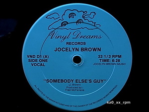 ★☆Jocelyn Brown「Somebody Else's Guy」☆★5点以上で送料無料!!!