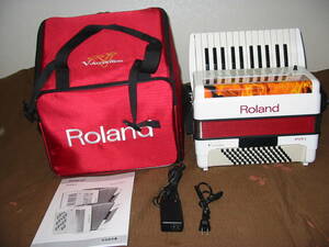 Roland FR-1 WHITE Vアコーディオン ローランド 小型 軽量 