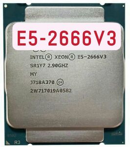 インテル intel Xeon E5-2666v3 (動作品)