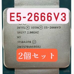 2枚セット インテル intel Xeon E5-2666v3 (動作品)