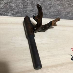 竿枕 へら用品 天然木黒柿 へらぶな 