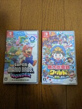 【新品未開封】Nintendo Switch スーパーマリオ ワンダー と 桃太郎電鉄ワールドのセット④ 送料無料_画像1