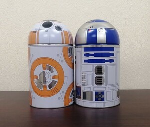 STAR WARS スターウォーズ ブリキ缶 R2-D2 BB-8 2個セット 非売品