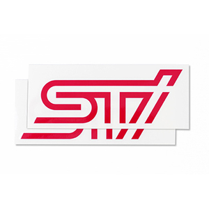 スバル [STI ステッカーA (チェリーレッド)] 純正新品