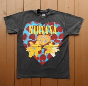 X'MAS SALE ¥1スタ オークション ニルヴァーナ ハートシェイプドボックス Tシャツ L BJORK NIRVANA NIN NINE INCH NAILS SONIC YOUTH 