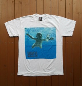 X'MAS SALE ¥1スタ オークション ニルヴァーナ ネバーマインド バンド Tシャツ サイズ L BJORK NIRVANA NIN NINE INCH NAILS SONIC YOUTH 