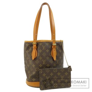 LOUIS VUITTON ルイヴィトン M42238 プチ・バケット バケツM モノグラム トートバッグ モノグラムキャンバス レディース 中古