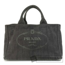 PRADA プラダ カナパ トートバッグ キャンバス レディース 中古_画像1