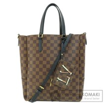 LOUIS VUITTON ルイヴィトン N60348 ベルモント NB BB ダミエ トートバッグ ダミエキャンバス レディース 中古_画像1