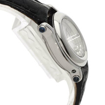 Chopard ショパール 27/8245-23 ハッピースポーツ ダイヤモンド 腕時計 ステンレススチール 革 レディース 中古_画像6