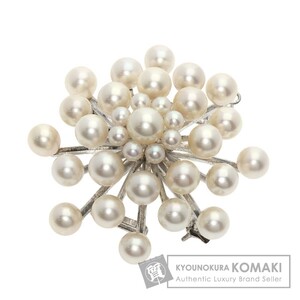  jewelry pearl pearl brooch silver used 