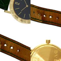 BVLGARI ブルガリ BB33GL ブルガリブルガリ 腕時計 K18イエローゴールド 革 メンズ 中古_画像9