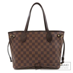 LOUIS VUITTON ルイヴィトン N51109 ネヴァーフルPM 旧 ダミエ エベヌ トートバッグ ダミエキャンバス レディース 中古