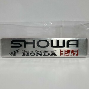 ヨシムラ YOSHIMURA HONDA SHOWA 銀 シルバー 耐熱アルミステッカー 【即決】【送料無料】h