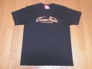 312-169/新品/CREAM SODA/クリームソーダ/Tシャツ/XL/ブラック