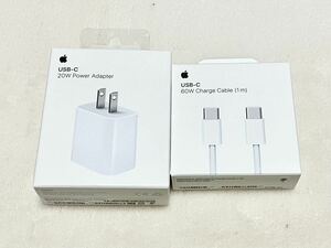 Apple 純正 USB-C 20W電源アダプター USB-C to Cケーブル セット