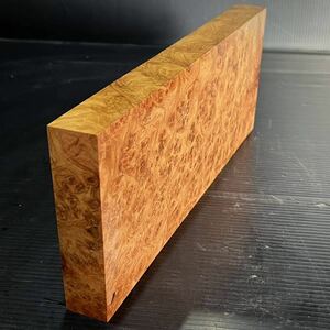 花梨 瘤材 葡萄杢 ブロック材 無垢材 (Y-168) W331㎜D131㎜H31㎜ ペンブランク グリップ材 ハンドメイド素材 60サイズ