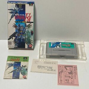 スーパーファミコン　SFC『機動戦士ガンダム フォーミュラー戦記0122 GUNDAM F91』説明書　箱付