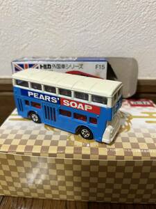 【トミカ】【絶版】【日本製】【青箱】【定価】F15　ロンドンバス PEARS' SOAP