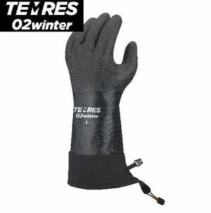 TEMRES 02 winter ショーワグローブ M ブラック カフ付き防寒手袋 テムレス02 スキー スノーボード アウトドア