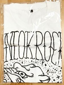  new goods unopened free shipping ONE OK ROCK curtain . T-shirt white M size 2015*35xxxv~JAPAN TOUR addition .. limitation one o clock 