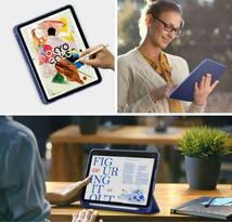 DTTO iPad Air4 専用ケース 超薄型・衝撃吸収・ネイビーブルー_画像7