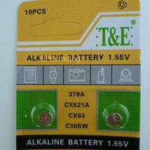 30個セット LR521 ボタン電池 LR63 SR 379 C30 10個 互換アルカリ電池 電卓 小型機器 時計 電池交換 お得_画像2