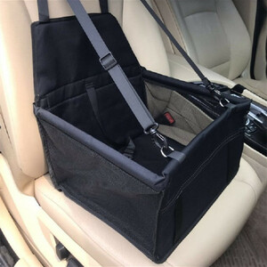  Drive box plain black for pets passenger's seat folding possible easy carrying 7kg and downward car supplies small size dog .... dog cat ...