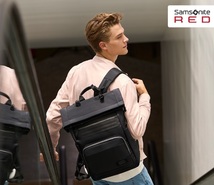 サムソナイト レッド Samsonite REDプラントパック 8 抗菌 ビジネスナイロンフォールディングトップ バックパック　リュック 未使用_画像5