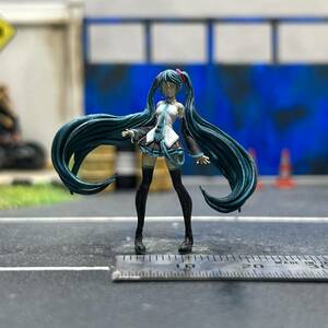 【MH-018】1/64 スケール 初音ミク フィギュア ミニチュア ジオラマ ミニカー トミカ